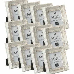12 Pack: White Leaf Corner Accents Mini Frame by Studio Décor®