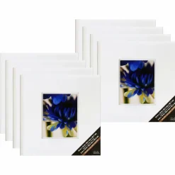 8 Pack: White Square 8