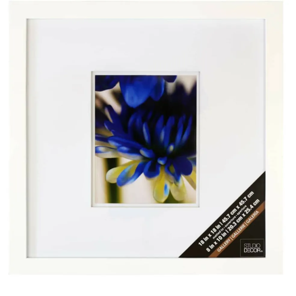 8 Pack: White Square 8" x 10" Frame with Double Mat, Gallery by Studio Décor®
