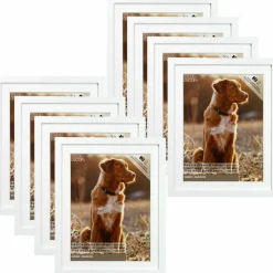 8 Pack: White Tyler Frame, 11" x 14" with 9" x 12" Mat, Home Collection By Studio Décor®