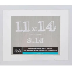 8 Pack: White 11" x 14" Float Frame, Belmont by Studio Décor®