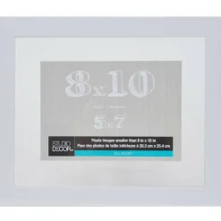 8 Pack: White 8" x 10" Float Frame, Belmont by Studio Décor®