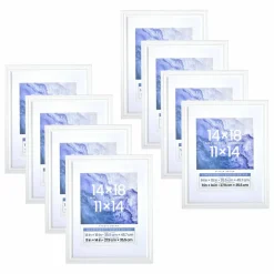 8 Pack: White 11" x 14" Frame with Mat, Lifestyles™ by Studio Décor®