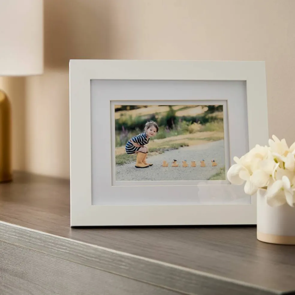 8 Pack: White 5" x 7" Gallery Frame with Double Mat, Airfloat Gallery™ by Studio Décor®