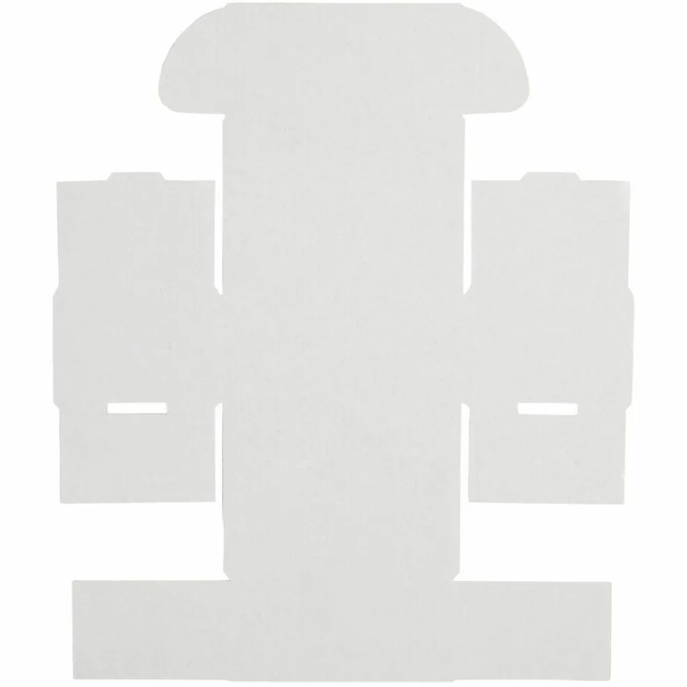 50 Pack White 4x3x2” Corrugated Shipping Mailer