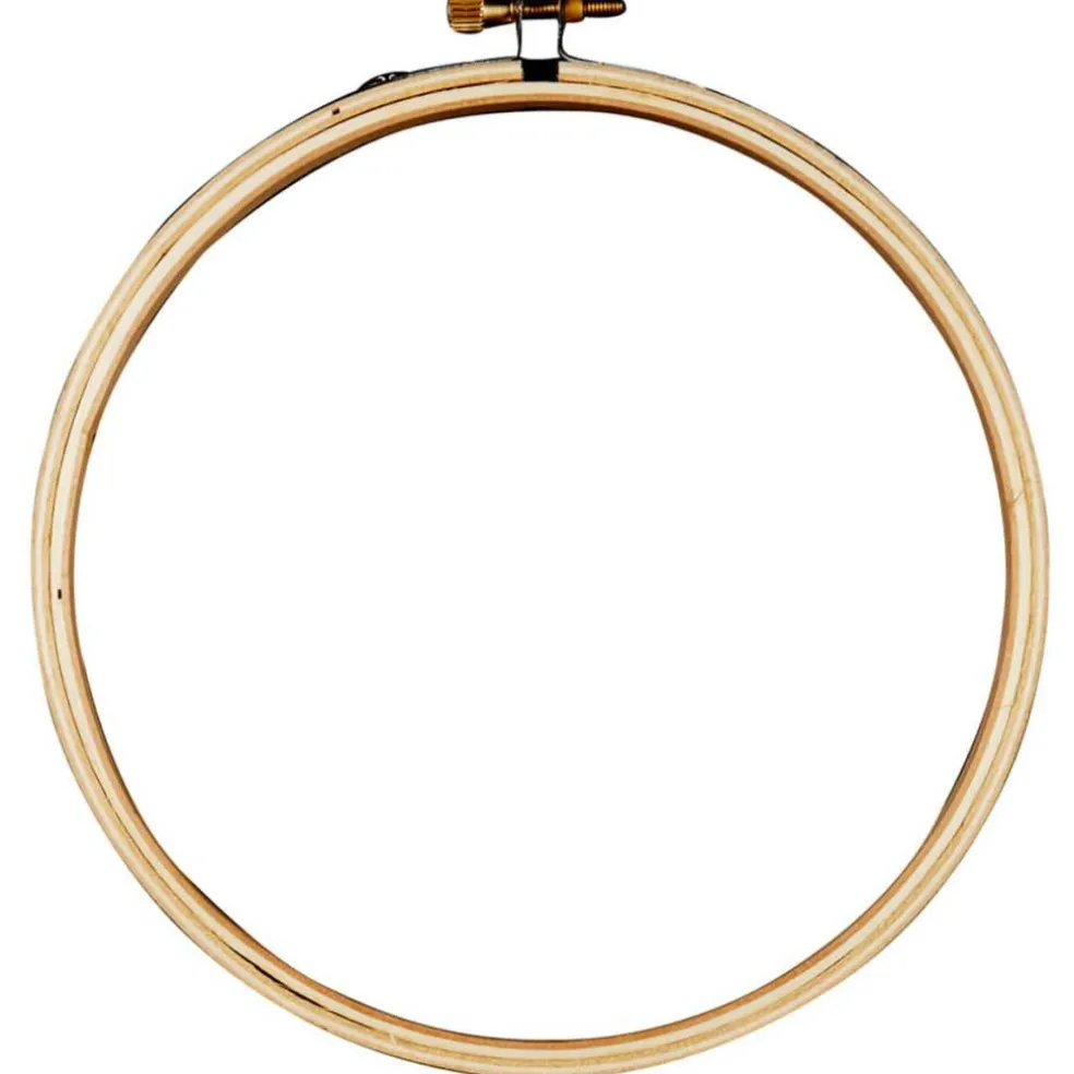 18 Pack: Wooden Embroidery Hoop by Loops & Threads™