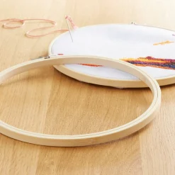 18 Pack: Wooden Embroidery Hoop by Loops & Threads™