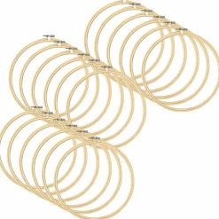 18 Pack: Wooden Embroidery Hoop by Loops & Threads™
