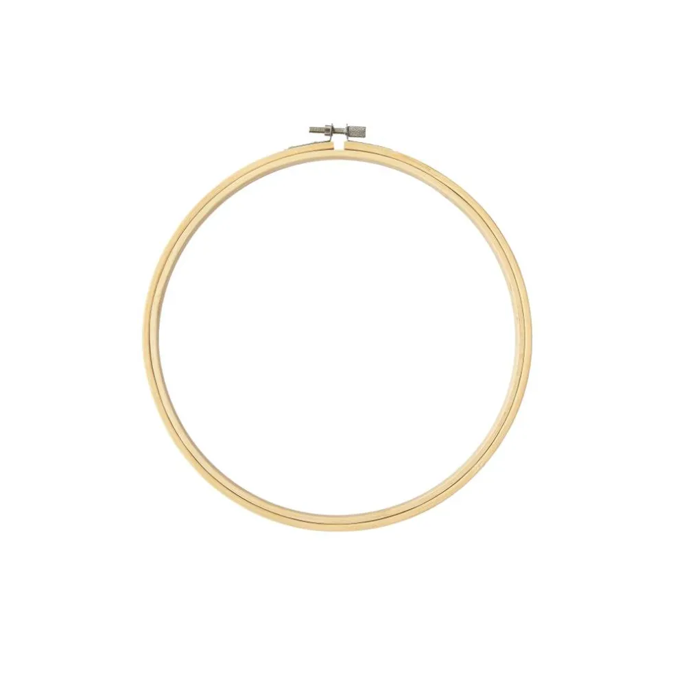 18 Pack: Wooden Embroidery Hoop by Loops & Threads™