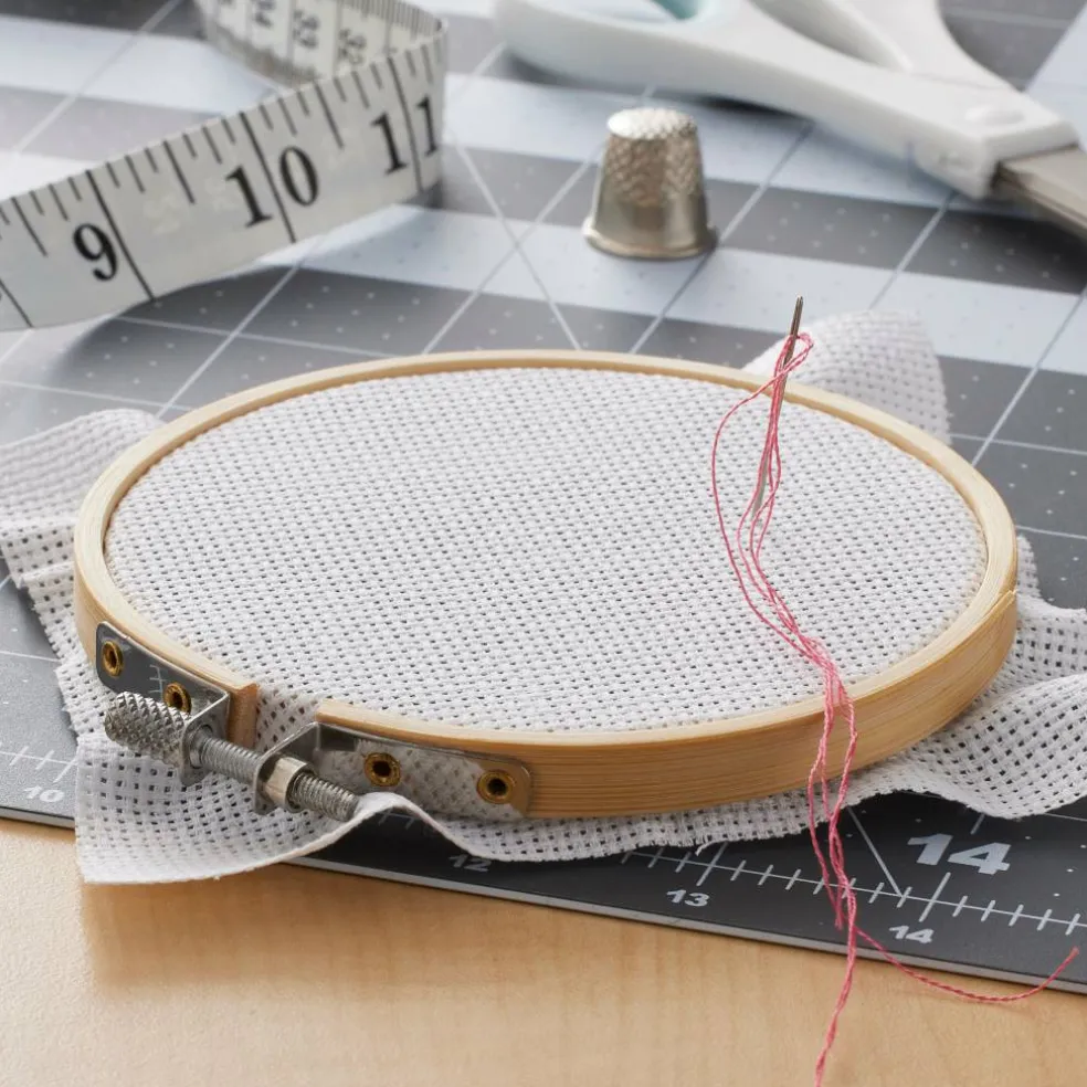 18 Pack: Wooden Embroidery Hoop by Loops & Threads™