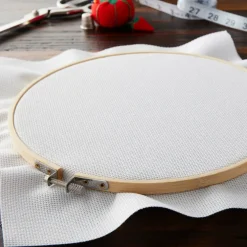 36 Pack: 9" Wooden Embroidery Hoop by Loops & Threads™