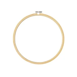 36 Pack: 9" Wooden Embroidery Hoop by Loops & Threads™