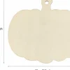 16 Pack Wood Pumpkin Cutouts Unfinished Wooden Pumpkin