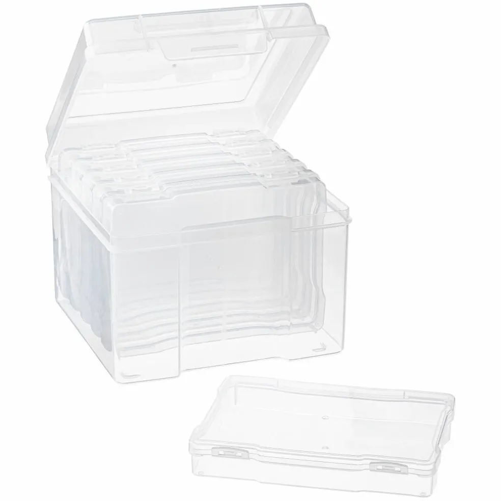 6 Pack: 5" x 7" Clear 6-Case Photo Storage Keeper by Simply Tidy®