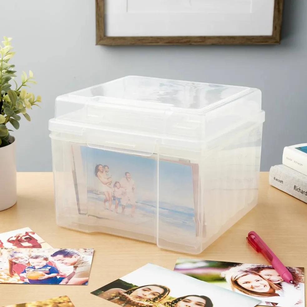 6 Pack: 5" x 7" Clear 6-Case Photo Storage Keeper by Simply Tidy®