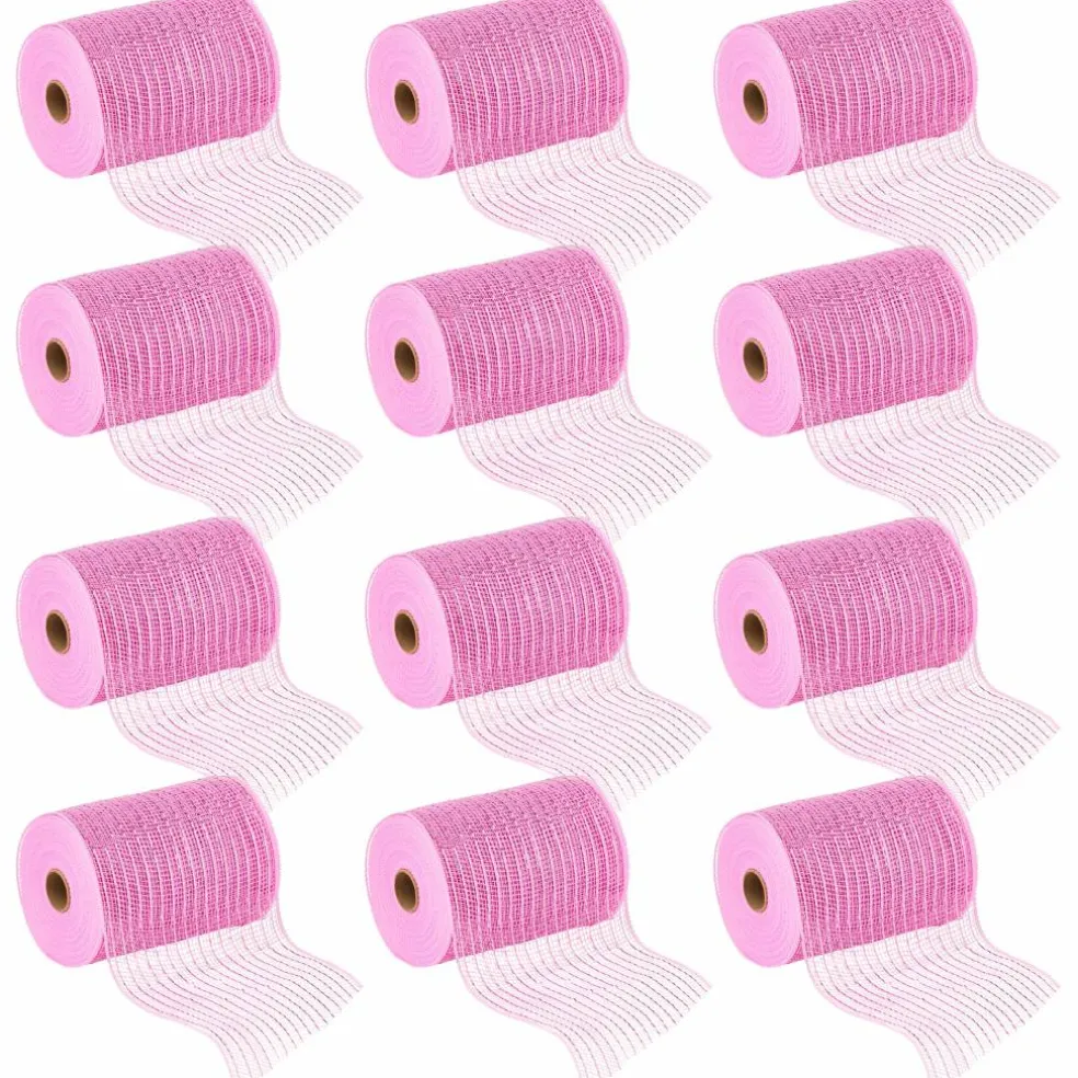 12 Pack: 5.5" x 45ft. Mesh Wide Ribbon by Celebrate It® Occasions™
