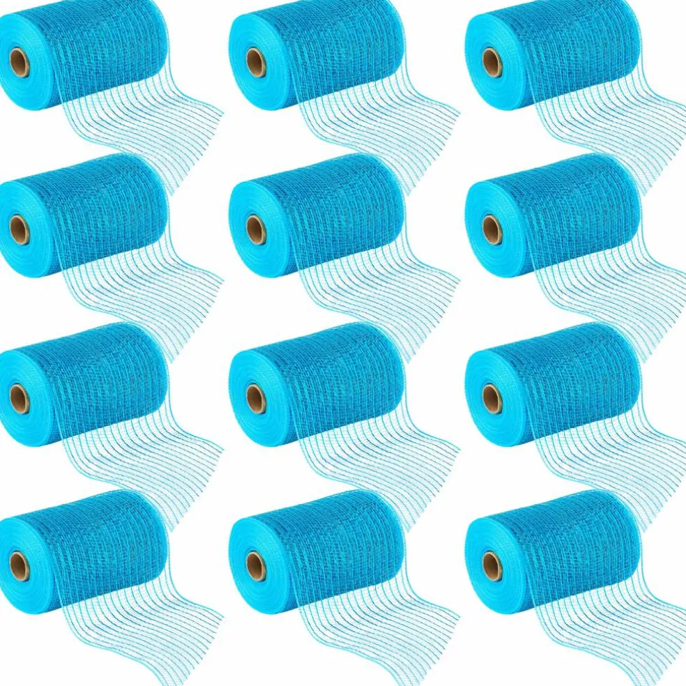 12 Pack: 5.5" x 45ft. Mesh Wide Ribbon by Celebrate It® Occasions™