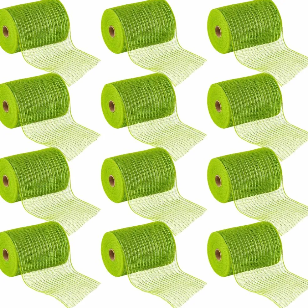 12 Pack: 5.5" x 45ft. Mesh Wide Ribbon by Celebrate It® Occasions™