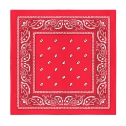8 Pack X-Large Paisley Cotton Printed Bandana - 27 x 27 inches