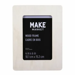 24 Pack: 4" x 6" Ready-to-Finish Wood Frame by Make Market®