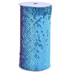 12 Pack: 5.375" x 1yd. Mermaid Reversible Sequin Ribbon by Celebrate It™