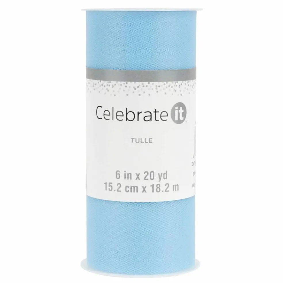 24 Pack: 6" x 20yd. Solid Tulle Fabric by Celebrate It™ Occasions™
