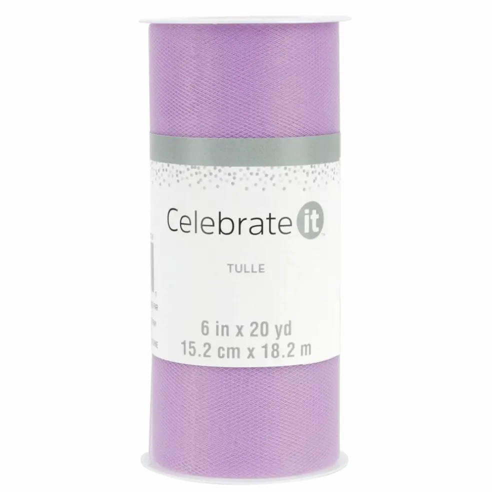 24 Pack: 6" x 20yd. Solid Tulle Fabric by Celebrate It™ Occasions™
