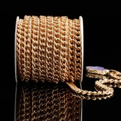 6 Pack: 5yd. Gold Curb Chain Spool By Bead Landing™