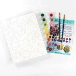 Paint by Numbers Butterflies and Blooms Craft Kit