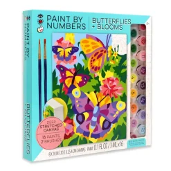 Paint by Numbers Butterflies and Blooms Craft Kit