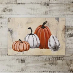 Painted Pumpkins Floor Mat