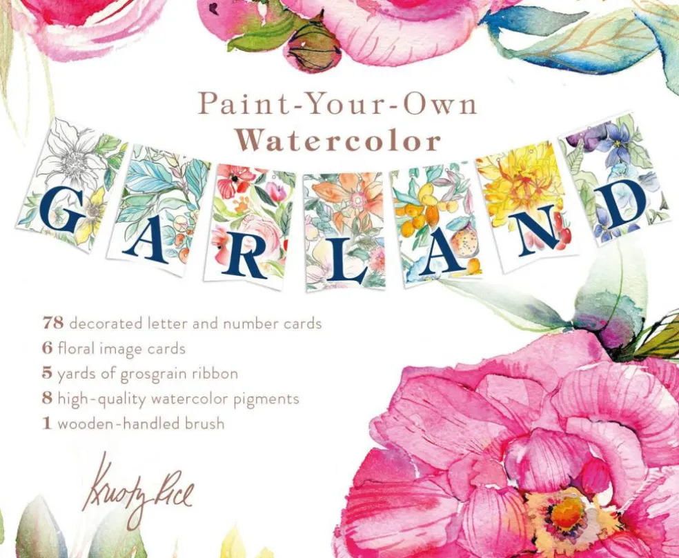 Paint-Your-Own Watercolor Garland