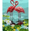 Pair of Flamingos Painting by Numbers Kit