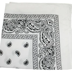 Paisley 100% Cotton Double Sided Bandana - 22 inches
