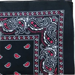 Paisley 100% Cotton Double Sided Bandana - 22 inches