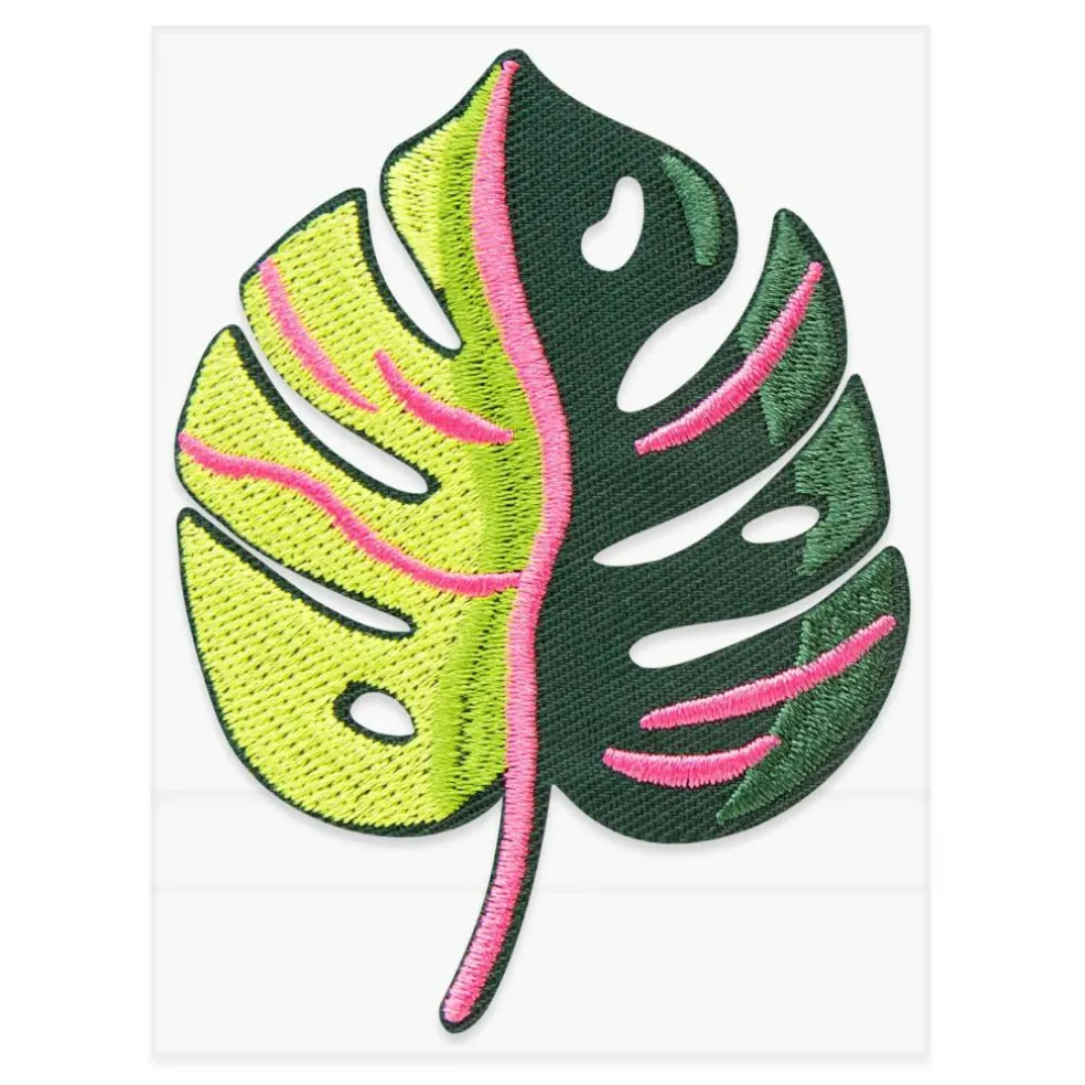 Palm Frond Embroidered Iron-On & Adhesive Patch by Make Market®