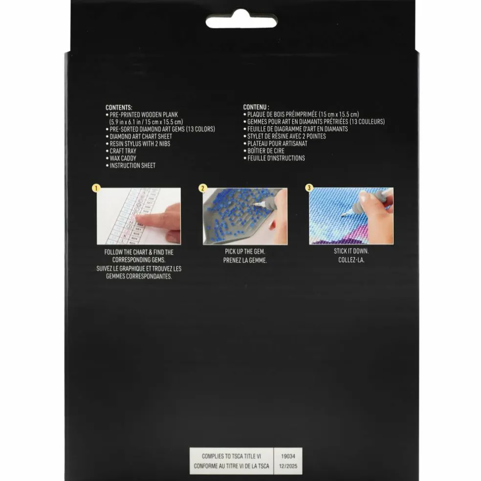 6" Palm Leaf Diamond Art Kit by Make Market®