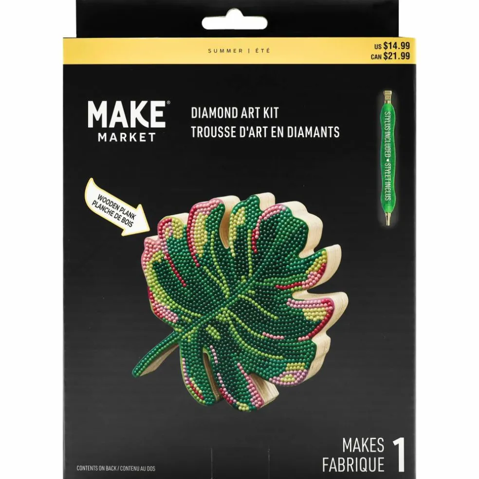 6" Palm Leaf Diamond Art Kit by Make Market®