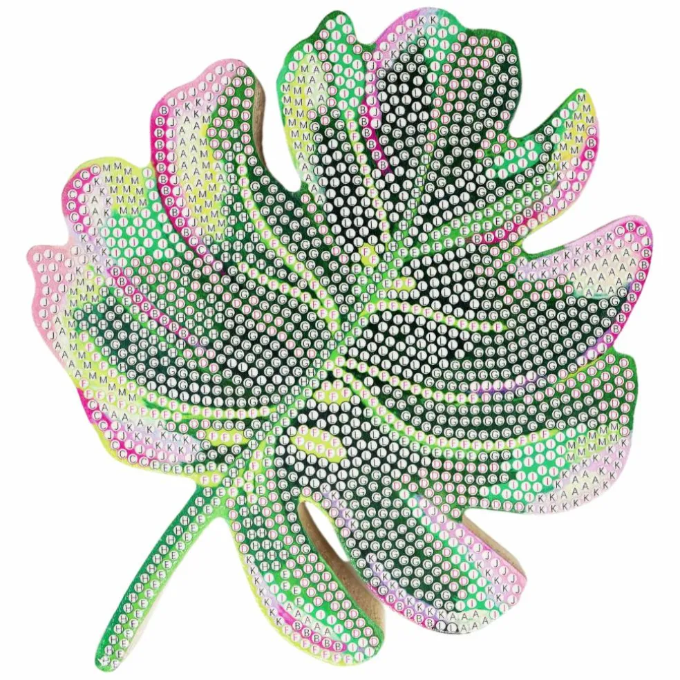 6" Palm Leaf Diamond Art Kit by Make Market®