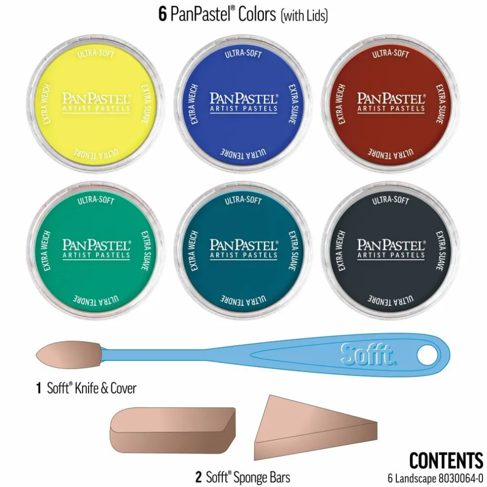 PanPastel® 6 Color Artist Pastels Set
