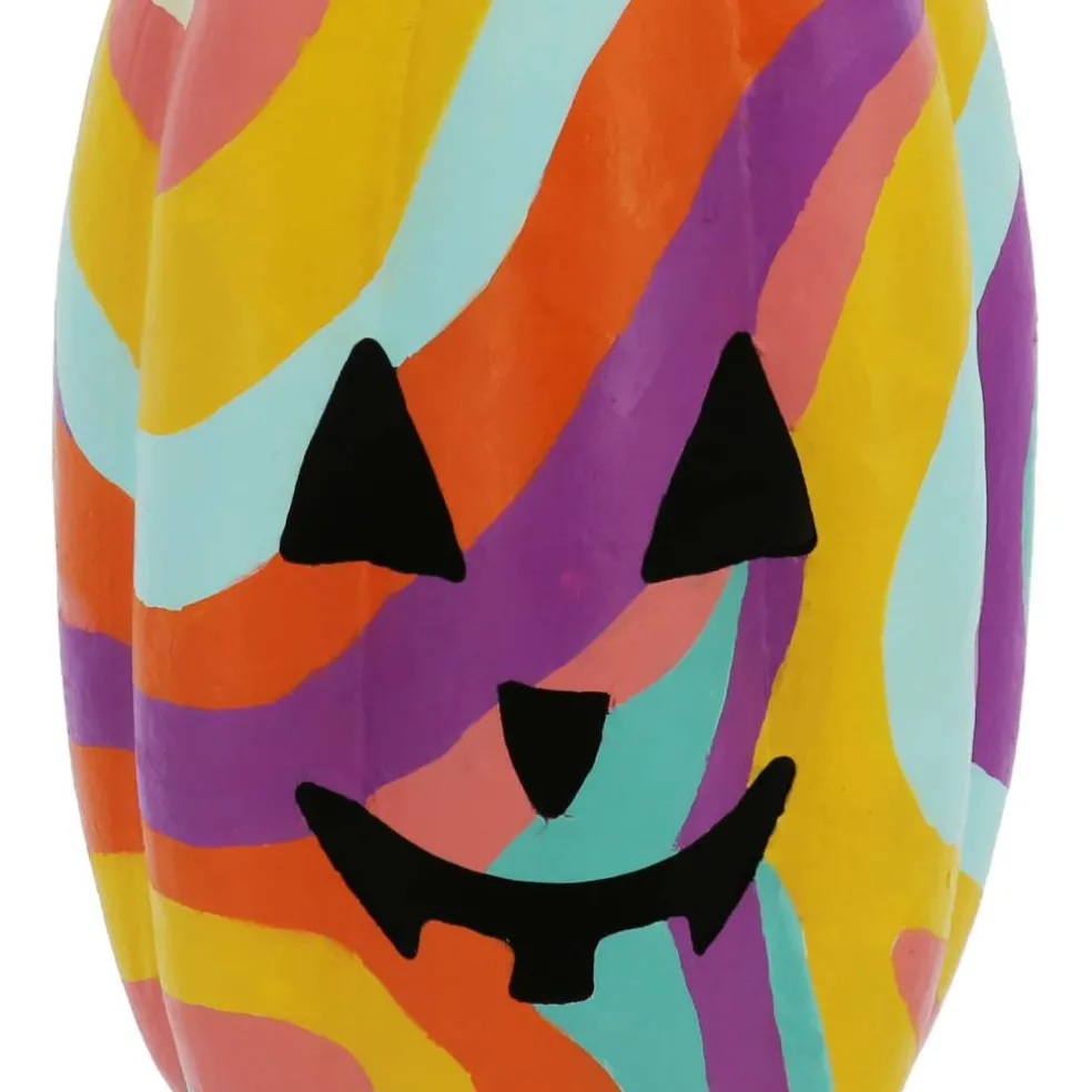 12.25" Paper Mache Smiling Jack-O'-Lantern Tabletop Décor by Ashland®
