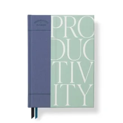 Papier 6" x 8.5" Modern Serif Hardcover Undated Daily Productivity Planner