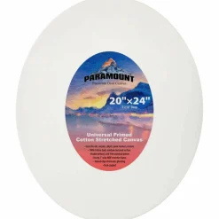 Paramount Cotton Oval Canvases - Medium Texture, 11/16