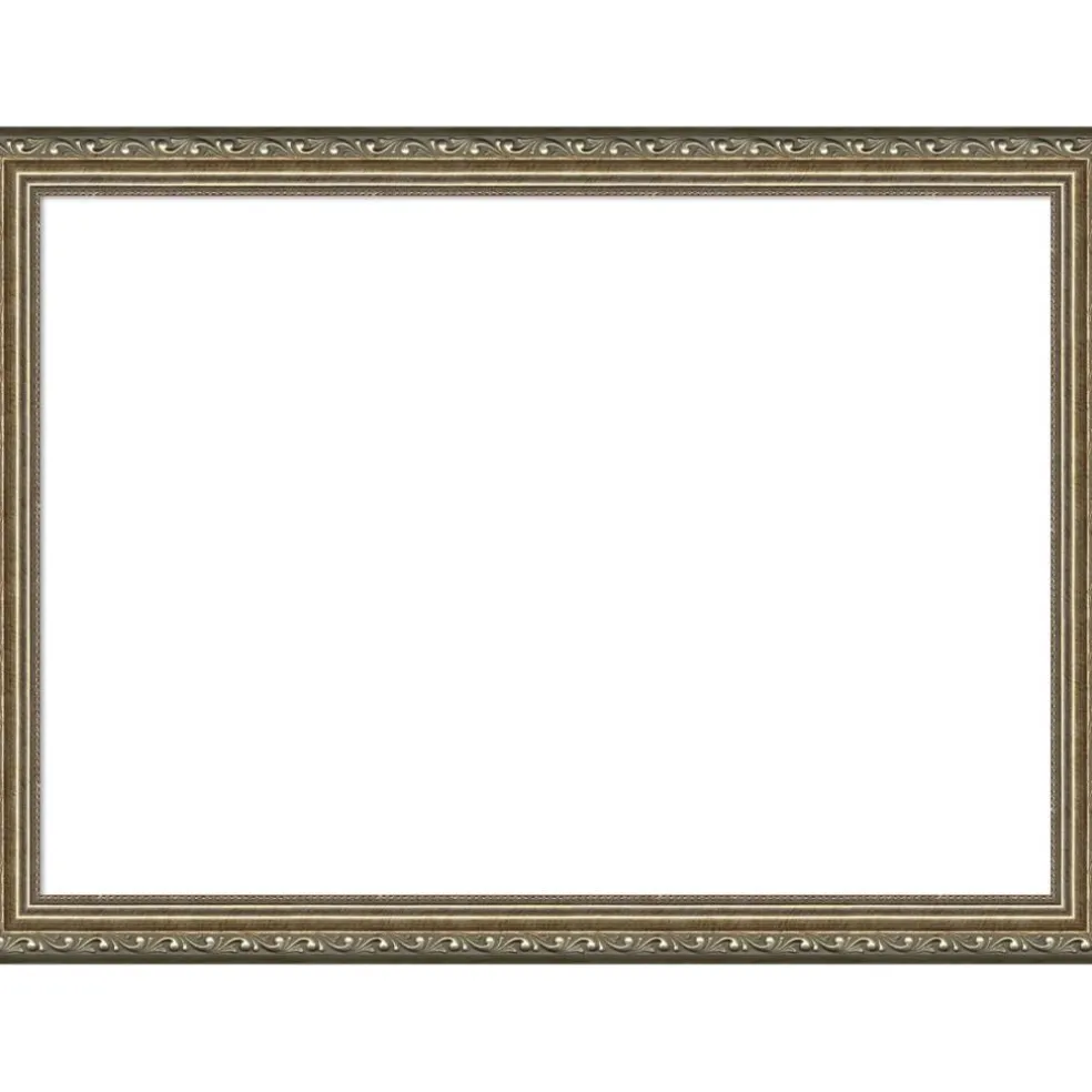 Parisian Silver Framed Dry Erase Magnetic Board