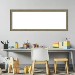 Parisian Silver Framed Dry Erase Magnetic Board