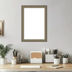 Parisian Silver Framed Dry Erase Magnetic Board