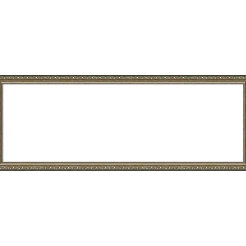 Parisian Silver Framed Dry Erase Magnetic Board