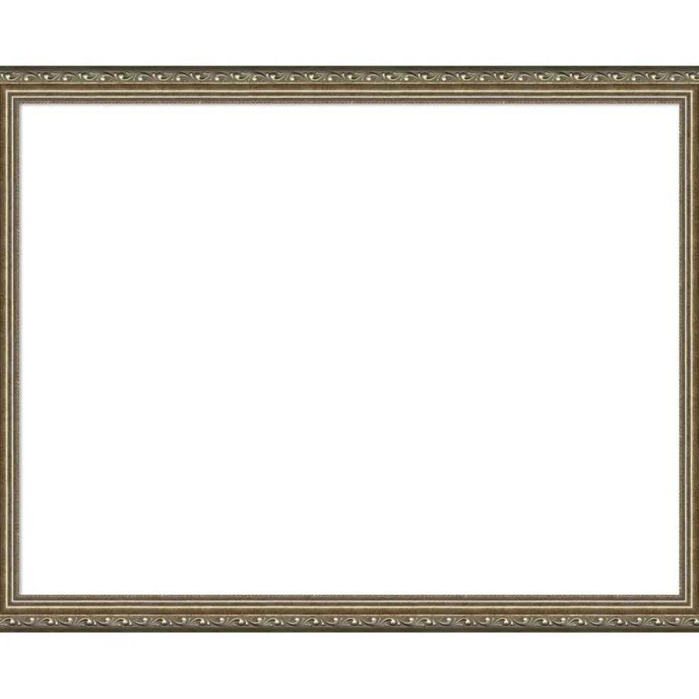 Parisian Silver Framed Dry Erase Magnetic Board