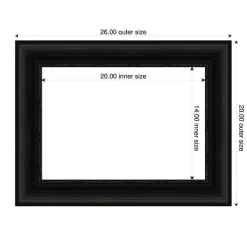 Parlor Framed Dry Erase Magnetic Board