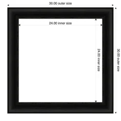 Parlor Framed Dry Erase Magnetic Board